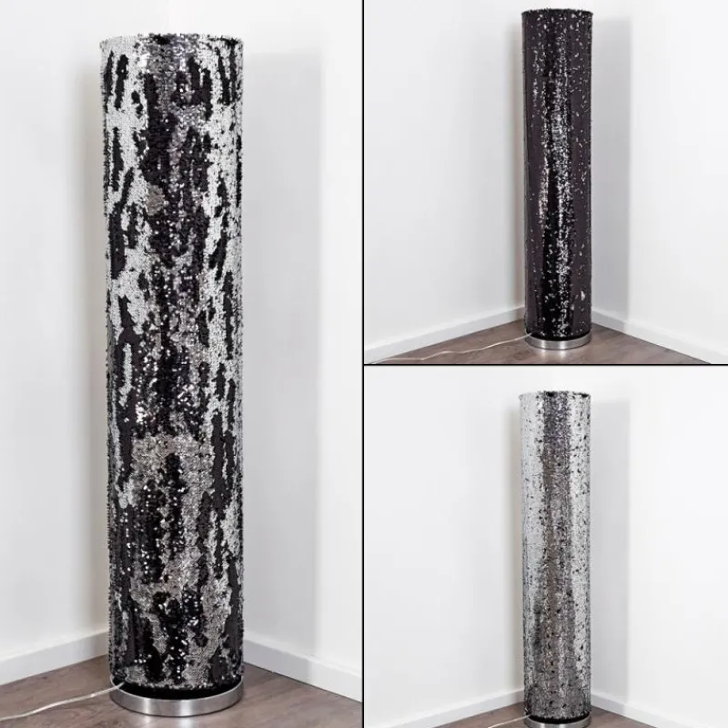 Lampes En Tissu-hofstein Lampadaire Sjaelland Chrome, 2 lumières