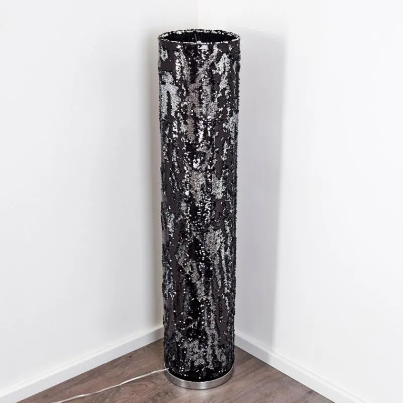 Lampes En Tissu-hofstein Lampadaire Sjaelland Chrome, 2 lumières