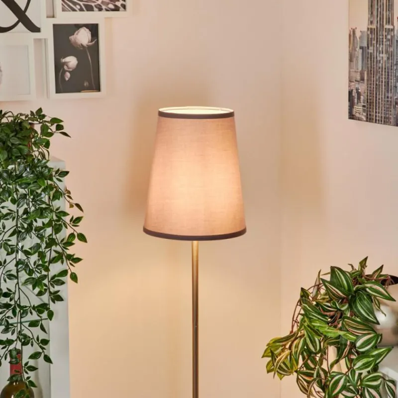 Lampes En Tissu-hofstein Lampadaire Snar Nickel mat, 1 lumière