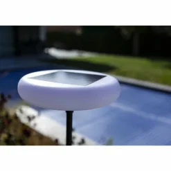 Luminaires Lutec Lampadaire solaire d'extérieur Lutec Pops LED Noir