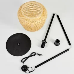 Luminaires Scandinaves-hofstein Lampadaire Solera Noir, 1 lumière