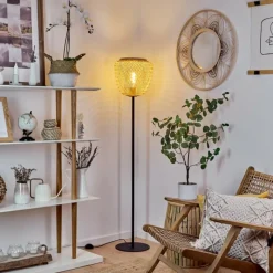 Luminaires Scandinaves-hofstein Lampadaire Solera Noir, 1 lumière