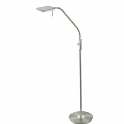 Luminaires Trio Lampadaire Sorpetaler Leuchten Bergamo LED Nickel mat, 1 lumière* Éclairage Led