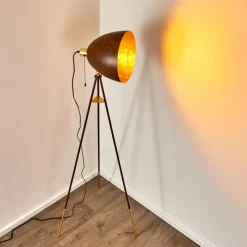 Lampes Vintages & Rétros-hofstein Lampadaire Sorsele Rouille, 1 lumière