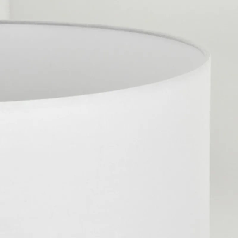 Lampes En Tissu-hofstein Lampadaire Soungou Écru, Noir, 1 lumière