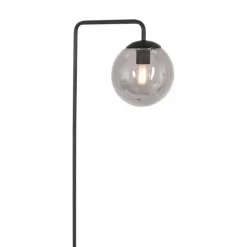Suspension Verre Fumé-Luminaires Steinhauer Lampadaire Steinhauer Bollique Noir, 1 lumière