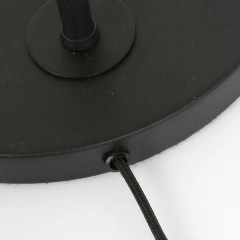 Suspension Verre Fumé-Luminaires Steinhauer Lampadaire Steinhauer Bollique Noir, 1 lumière