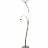Luminaires Steinhauer Lampadaire Steinhauer CAPRI Acier inoxydable, 2 lumières* Lampadaires Et Lampes Sur Pied