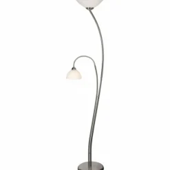 Luminaires Steinhauer Lampadaire Steinhauer CAPRI Acier inoxydable, 2 lumières* Lampadaires Et Lampes Sur Pied
