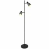 Luminaires Steinhauer Lampadaire Steinhauer Fjorgard Noir, 2 lumières* Lampadaires Et Lampes Sur Pied