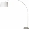 Lampes En Tissu-Luminaires Steinhauer Lampadaire Steinhauer GRAMINEUS Acier inoxydable, 1 lumière