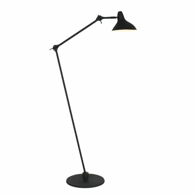 Lampes Industrielles-Luminaires Steinhauer Lampadaire Steinhauer Kasket Noir, Blanc, 1 lumière