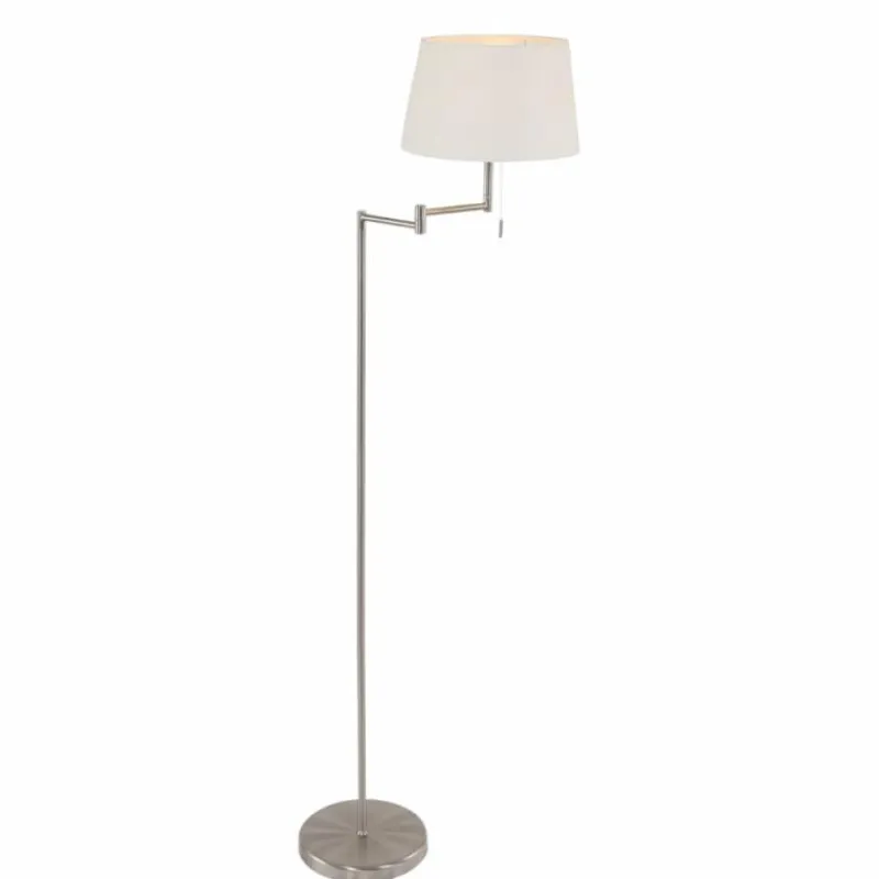 Lampes En Tissu-Luminaires Steinhauer Lampadaire Steinhauer MEXLITE Acier inoxydable, 1 lumière