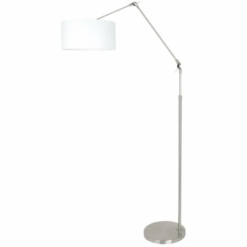 Lampes En Tissu-Luminaires Steinhauer Lampadaire Steinhauer Prestige Chic Acier brossé, 1 lumière