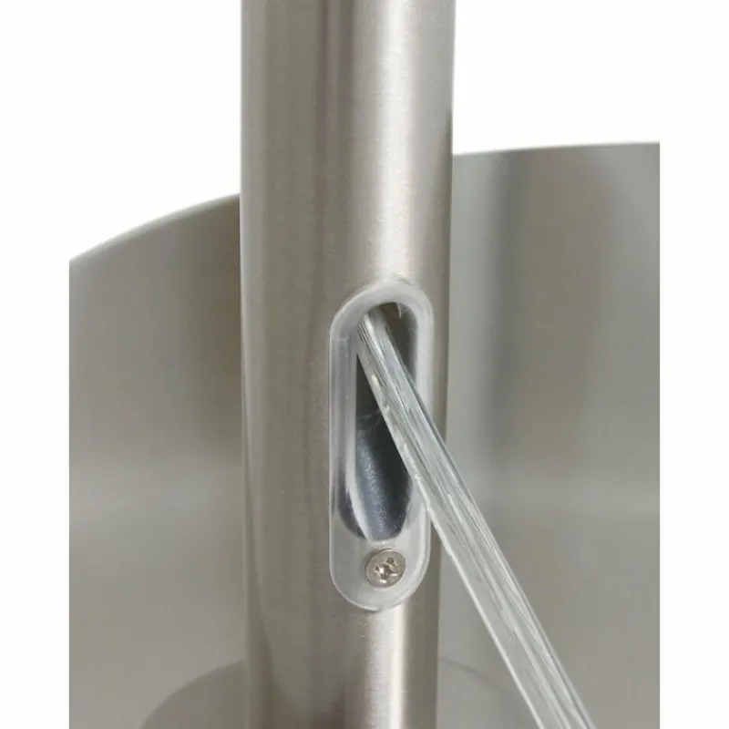 Lampes En Tissu-Luminaires Steinhauer Lampadaire Steinhauer Prestige Chic Acier brossé, 1 lumière