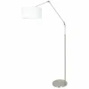 Lampes En Tissu-Luminaires Steinhauer Lampadaire Steinhauer Prestige Chic Acier brossé, 1 lumière