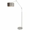 Lampes En Tissu-Luminaires Steinhauer Lampadaire Steinhauer Prestige Chic Acier brossé, 1 lumière