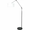 Lampes En Tissu-Luminaires Steinhauer Lampadaire Steinhauer Prestige Chic Noir, 1 lumière