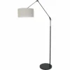 Lampes En Tissu-Luminaires Steinhauer Lampadaire Steinhauer Prestige Chic Noir, 1 lumière