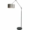 Lampes En Tissu-Luminaires Steinhauer Lampadaire Steinhauer Prestige Chic Noir, 1 lumière
