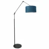 Lampes En Tissu-Luminaires Steinhauer Lampadaire Steinhauer Prestige Chic Noir, 1 lumière