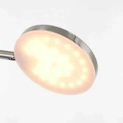 Luminaires Steinhauer Lampadaire Steinhauer Soleil LED Acier brossé, 1 lumière