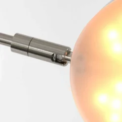 Luminaires Steinhauer Lampadaire Steinhauer Soleil LED Acier brossé, 1 lumière