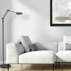 Luminaires Steinhauer Lampadaire Steinhauer Soleil LED Noir, 1 lumière