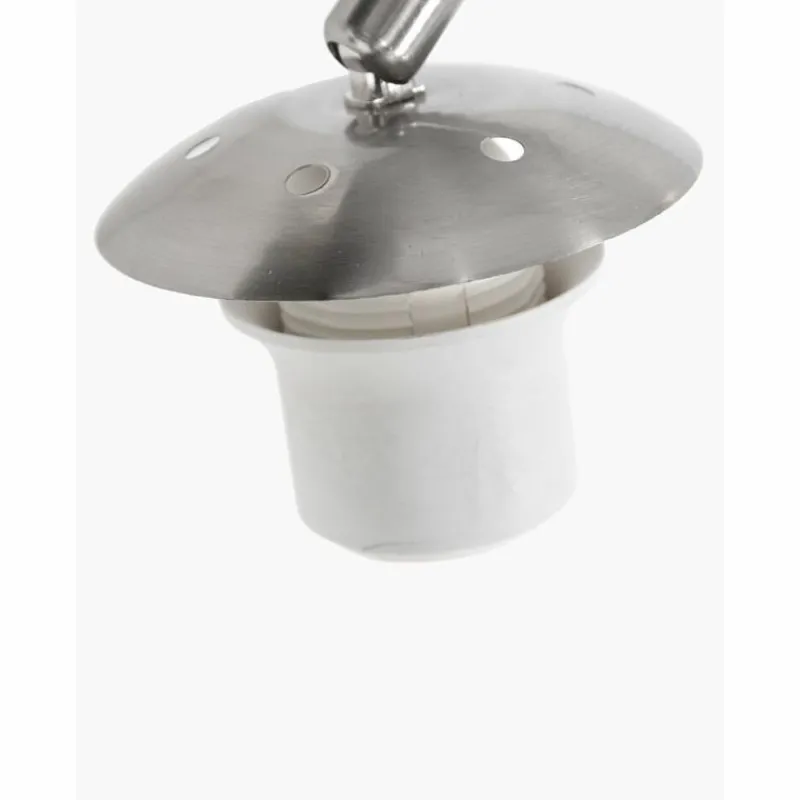 Lampes En Tissu-Luminaires Steinhauer Lampadaire Steinhauer Sparkled Light Acier brossé, 1 lumière