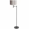 Lampes En Tissu-Luminaires Steinhauer Lampadaire Steinhauer Stang LED Noir, 2 lumières