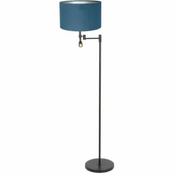 Lampes En Tissu-Luminaires Steinhauer Lampadaire Steinhauer Stang LED Noir, 2 lumières