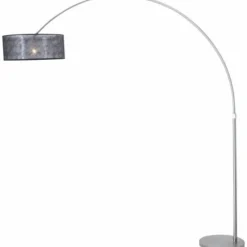 Lampes En Tissu-Luminaires Steinhauer Lampadaire Steinhauer STRESA Acier inoxydable, 1 lumière