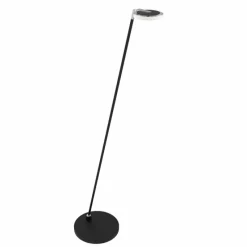 Luminaires Steinhauer Lampadaire Steinhauer Turound LED Acier inoxydable, Noir, 1 lumière