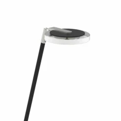Luminaires Steinhauer Lampadaire Steinhauer Turound LED Acier inoxydable, Noir, 1 lumière