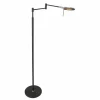 Suspension Verre Fumé-Luminaires Steinhauer Lampadaire Steinhauer Turound LED Noir, 1 lumière