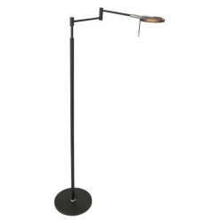 Suspension Verre Fumé-Luminaires Steinhauer Lampadaire Steinhauer Turound LED Noir, 1 lumière
