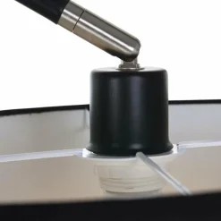 Lampes En Tissu-Luminaires Steinhauer Lampadaire Steinhauer Twaki Noir, 1 lumière