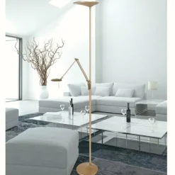 Luminaires Steinhauer Lampadaire Steinhauer Zodiac LED Bronze, 2 lumières* Éclairage Led