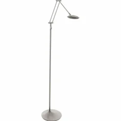 Luminaires Steinhauer Lampadaire Steinhauer Zodiac LED Acier inoxydable, 1 lumière* Éclairage Led