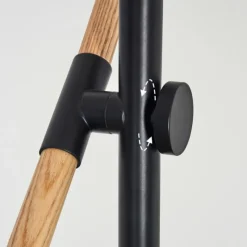 Luminaires Scandinaves-hofstein Lampadaire Tanabita Écru, Noir, 1 lumière