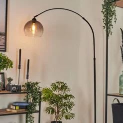 hofstein Lampadaire Tapitapa Noir, 1 lumière