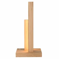 Luminaires Scandinaves-hofstein Lampadaire Tejedor LED Chrome, Écru, 2 lumières