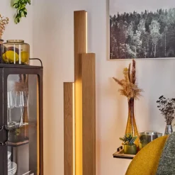 Style Boho-Chic-hofstein Lampadaire Tejedor LED Écru, 3 lumières