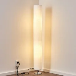 Lampes En Tissu-hofstein Lampadaire Tekmal Chrome, 2 lumières