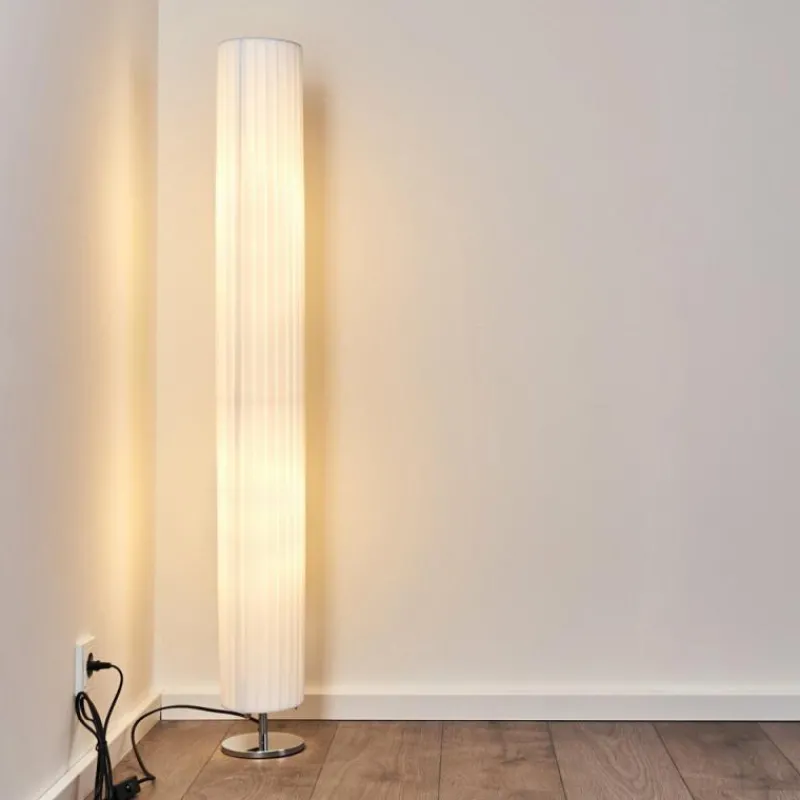 Lampes En Tissu-hofstein Lampadaire Tekmal Chrome, 2 lumières