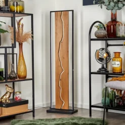 hofstein Lampadaire Terre LED Écru, Noir, Blanc, 1 lumière