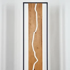 hofstein Lampadaire Terre LED Écru, Noir, Blanc, 1 lumière