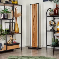 hofstein Lampadaire Terre LED Écru, Noir, Blanc, 1 lumière