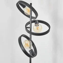 Lampes Industrielles-hofstein Lampadaire Theareabarivat Anthracite, 3 lumières