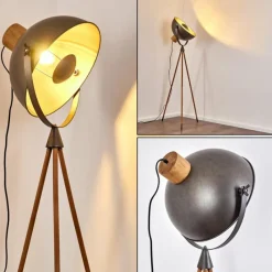 Luminaires Rustiques-hofstein Lampadaire Tholen Brun, 1 lumière